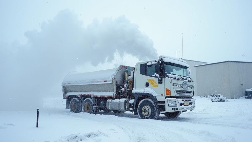 high pressure air snow removal