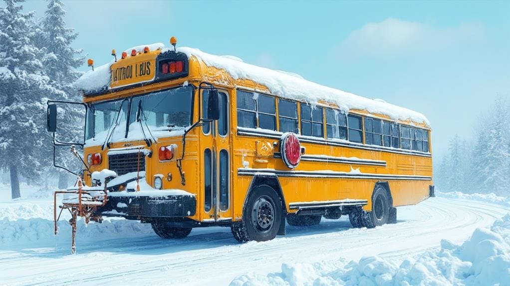 school bus snow removal tips