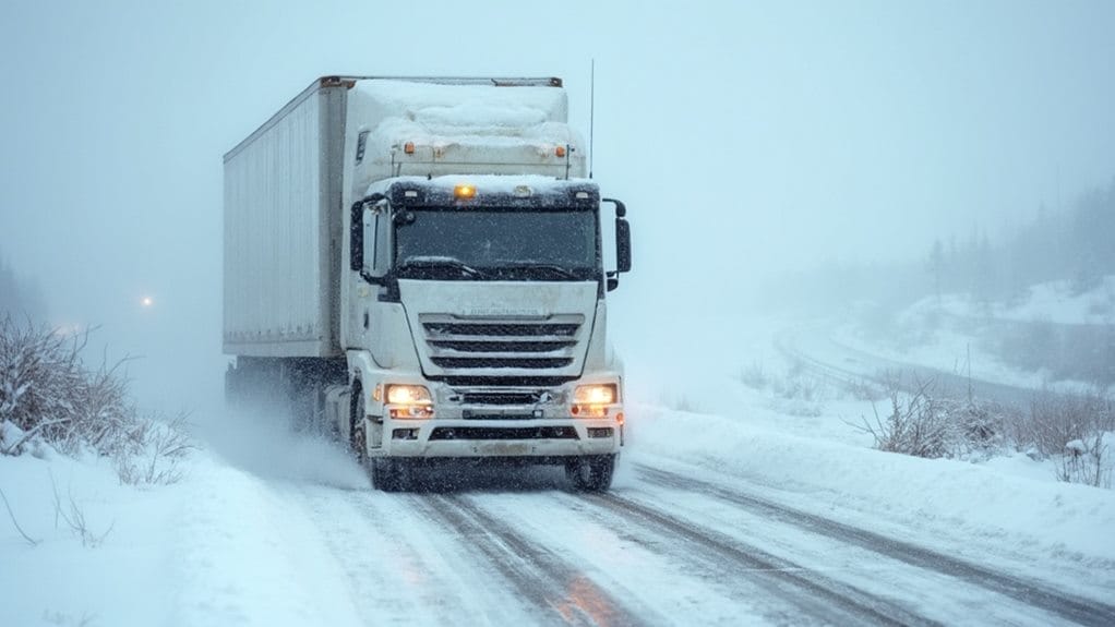 cautious driving on ice