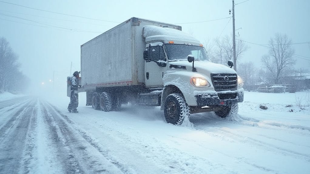 snow safety for commercial vehicles